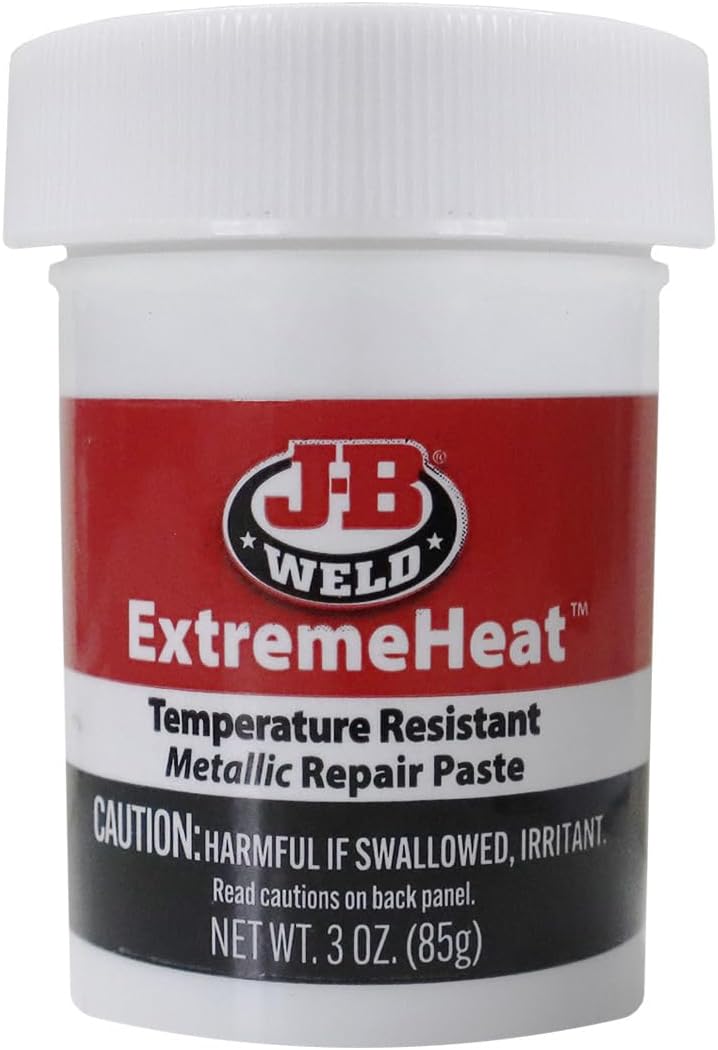 J-B Weld 37901 ExtremeHeat High Temperature Resistant Metallic Paste - 3 oz
