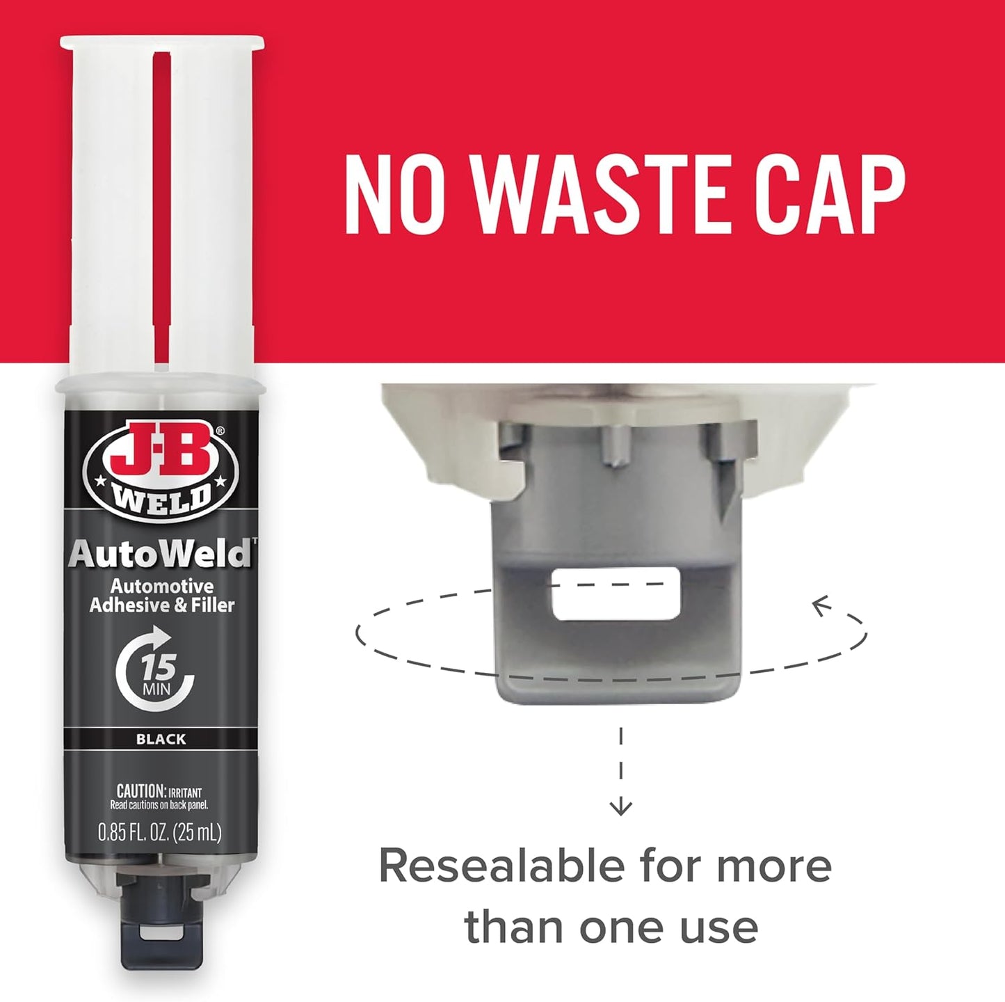 AutoWeld-Carded 25ml Resealable Syringe
