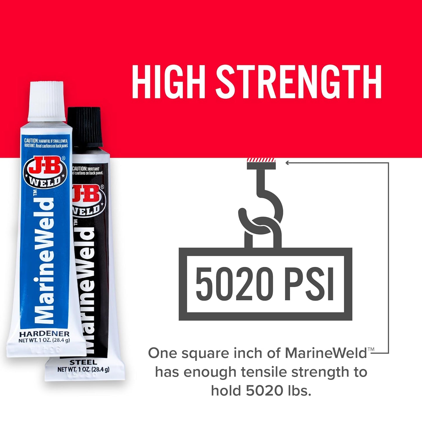 J-B Weld 8272 MarineWeld Marine Epoxy - 2 oz