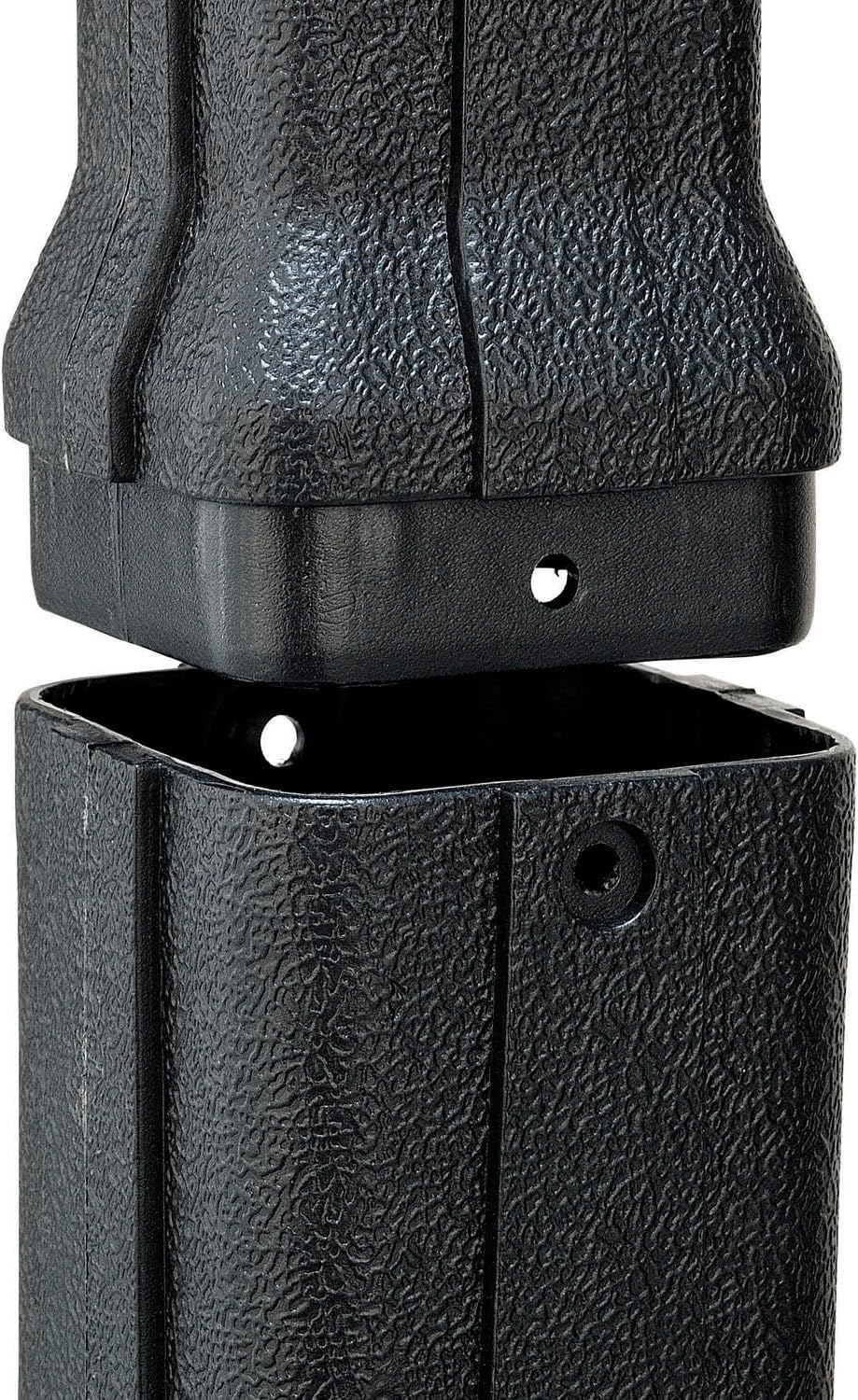 Global Industrial Free Standing Outdoor Patio Ashtray with Round Base, 11" Diameter x 30" H, 1-1/2 Gallon Capacity Cigarette Receptacle, Plastic, Black