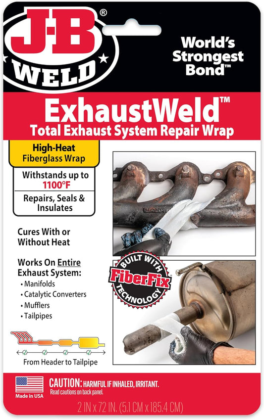 J-B Weld ExhaustWeld-Carded Pipe Repair Cast Kit