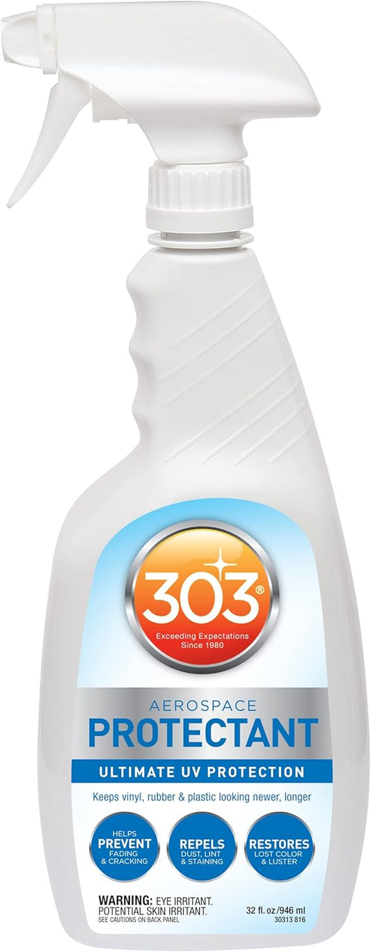 303 Aerospace Protectant - Provides Superior UV Protection, Helps Prevent Fading and Cracking, Repels Dust, Lint, and Staining, Restores Lost Color and Luster, 32oz