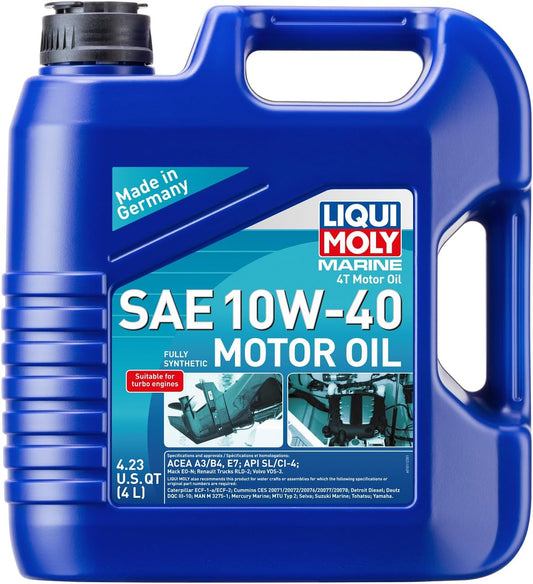 LIQUI MOLY Marine 4T Motor Oil SAE 10W-40 | 4 L | Marine motor oil | SKU: 20508